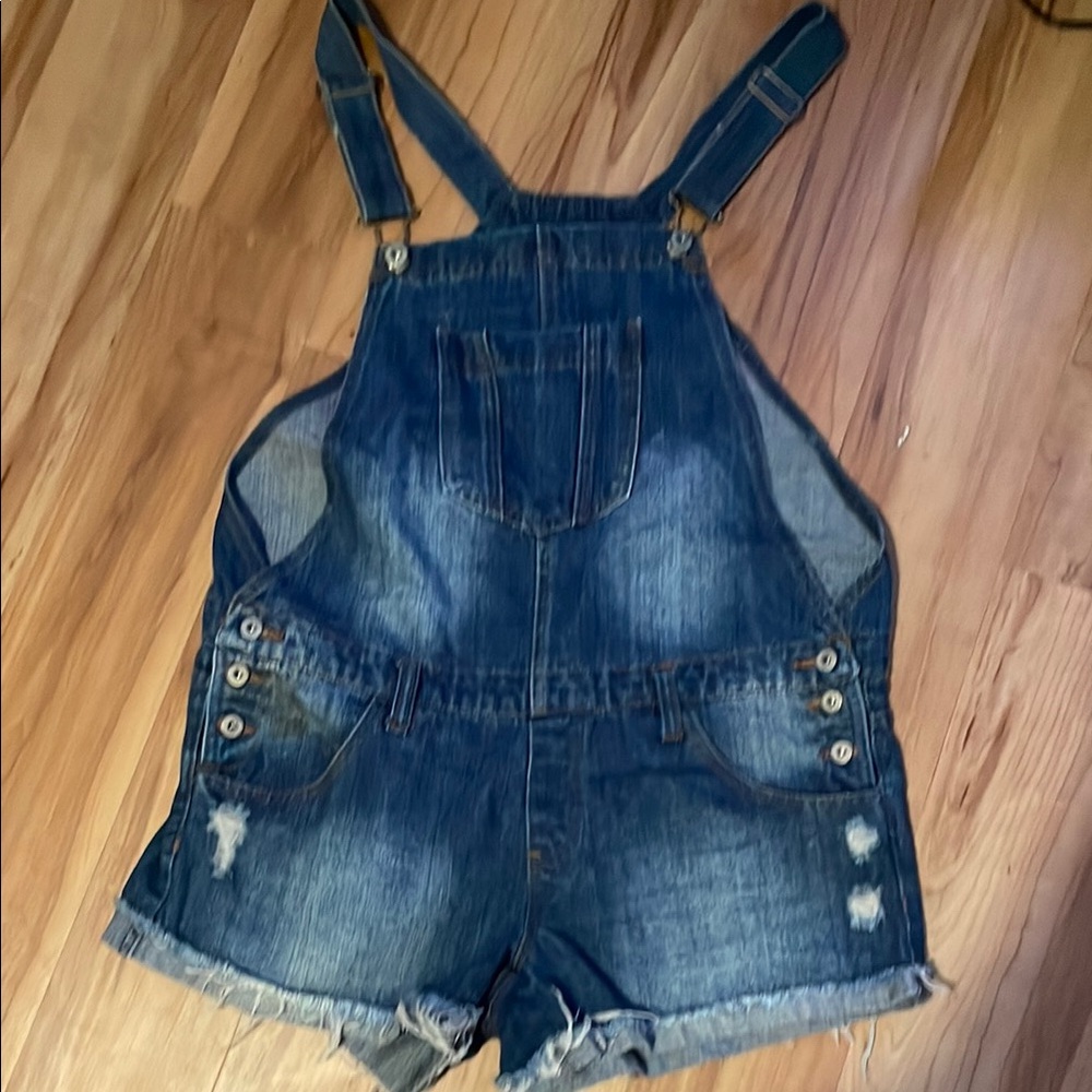 Highway Jeans Blue Denim Overalls